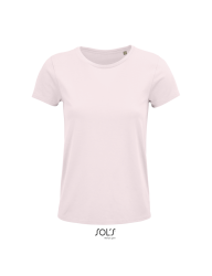 T-Shirt με οργανικό βαμβάκι (Crusader women 03581) απαλό ροζ